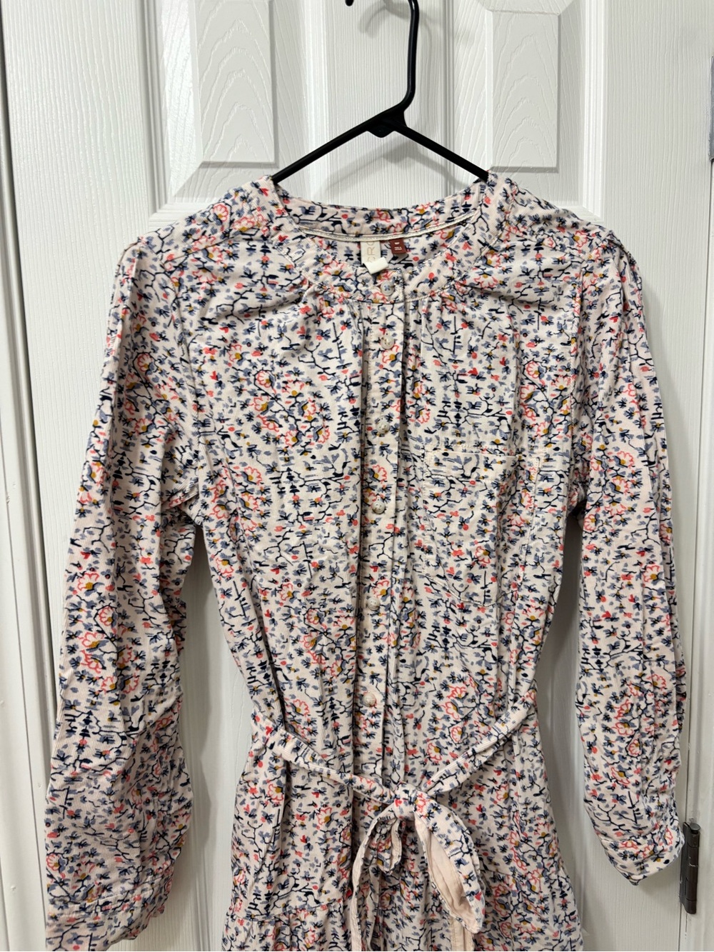 Anthropologie Pilcro Marta Tiered Corduroy Midi Dress Medium Petite MP - Picture 3 of 8